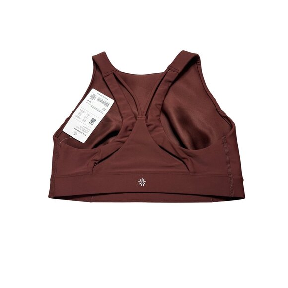 NWT Athleta Flex Spacer Sports Bra D-DD Maroon-sz Medium - Picture 2 of 5